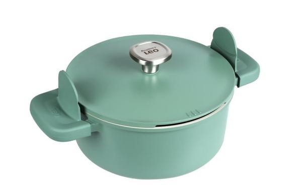 Berghoff Leo Phantom Kapaklı Yapışmaz Tencere 24 Cm Forest Green - Image 1