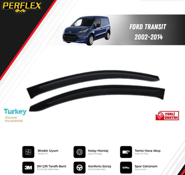 CAM RÜZGARLIĞI V2 DÜZ FORD TRANSIT 2002-2014 - Image 1