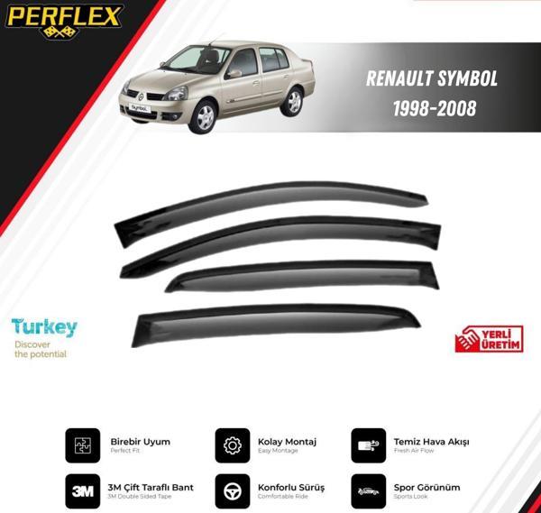 CAM RÜZGARLIĞI V2 DÜZ RENAULT SYMBOL 1998-2008 - Image 1