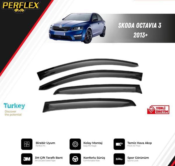 CAM RÜZGARLIĞI V2 DÜZ SKODA OCTAVIA 3 2013+ - Image 1