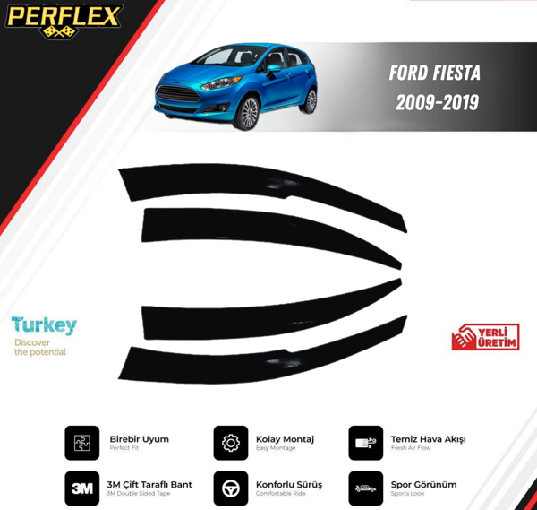 CAM RÜZGARLIĞI V2 MUGEN FORD FIESTA 2009-2019 - Image 1
