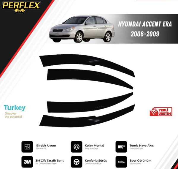 CAM RÜZGARLIĞI V2 MUGEN HYUNDAI ACCENT ERA 2006-2009 - Image 1