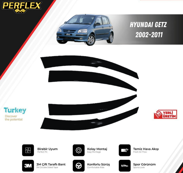 CAM RÜZGARLIĞI V2 MUGEN HYUNDAI GETZ 2002-2011 - Image 1