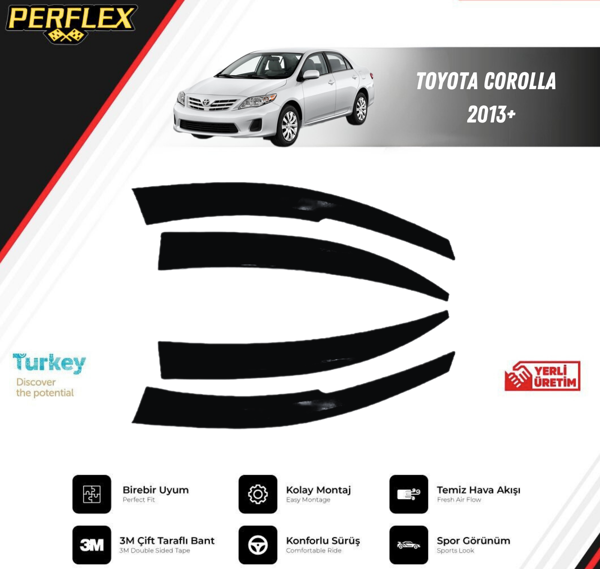 CAM RÜZGARLIĞI V2 MUGEN TOYOTA COROLLA 2013+ - Image 1