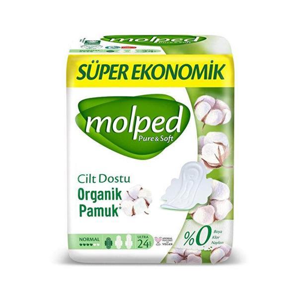 Molped Pure Soft Süper Ekonomik Ped Normal 24x3 72 Adet - Image 1