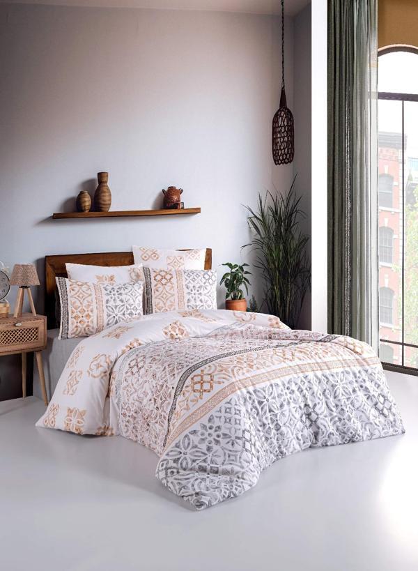 Newhome Çağıl Çift Kişilik %100 Pamuk Baskılı Pike Takımı - Image 1