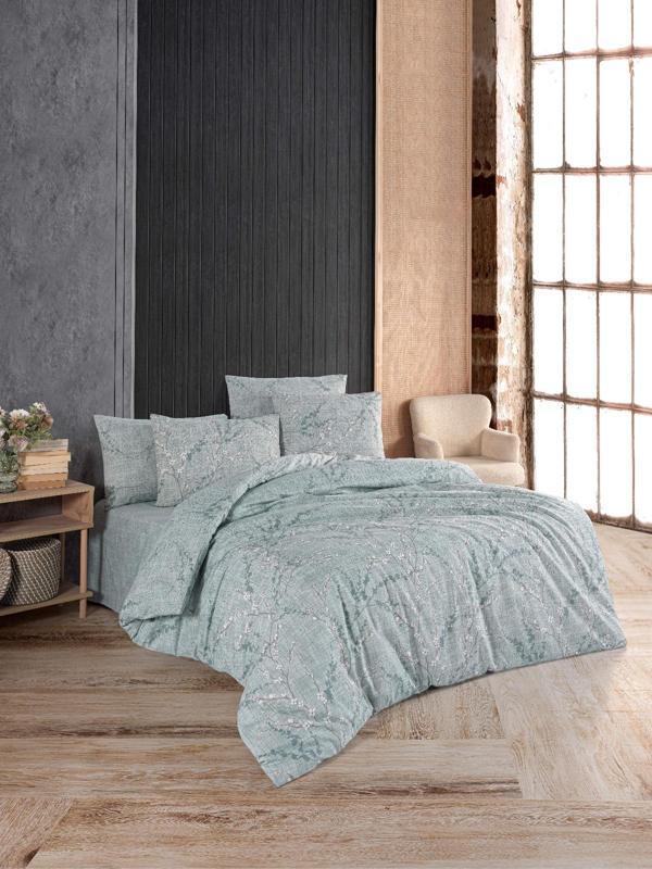 Newhome Çisil Çift Kişilik %100 Pamuk Baskılı Pike Takımı - Image 1