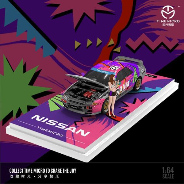 TimeMicro 1:64 Nissan GTR 32-AXIA 22 Gümüş - Image 1