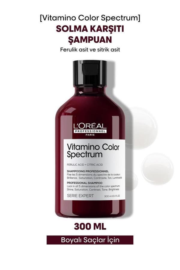 Loreal Professionnel Vitamino Color Spectrum Boyalı Saçlar İçin Solma Karşıtı Şampuan 300 ml - Image 1
