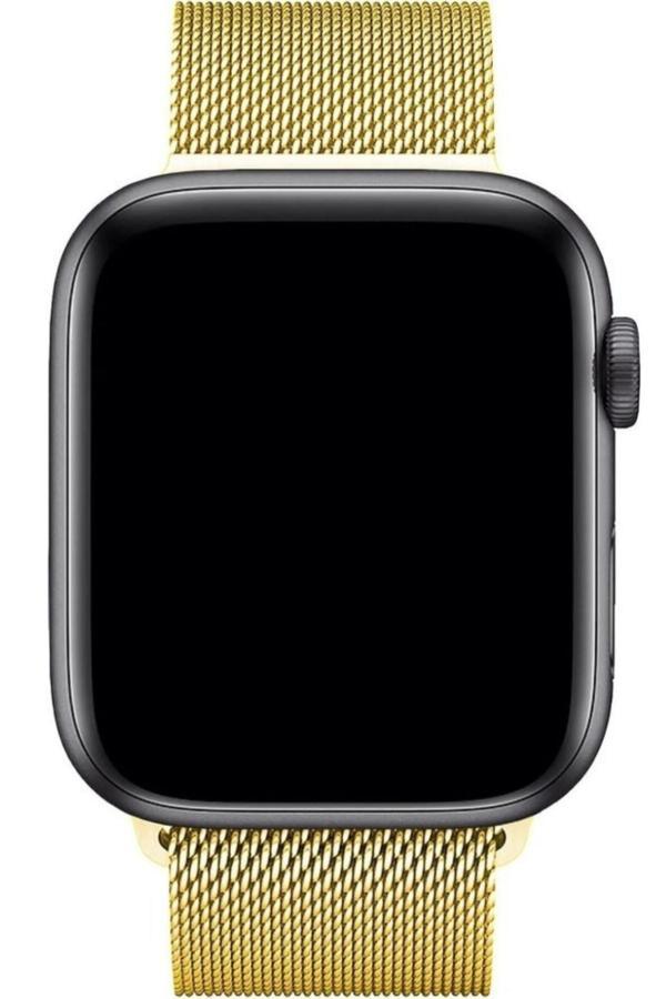 Apple Watch 7 8 9 10 Ultra 2 44 45 46 49mm Uyumlu Metal Hasır Kordon - Image 1