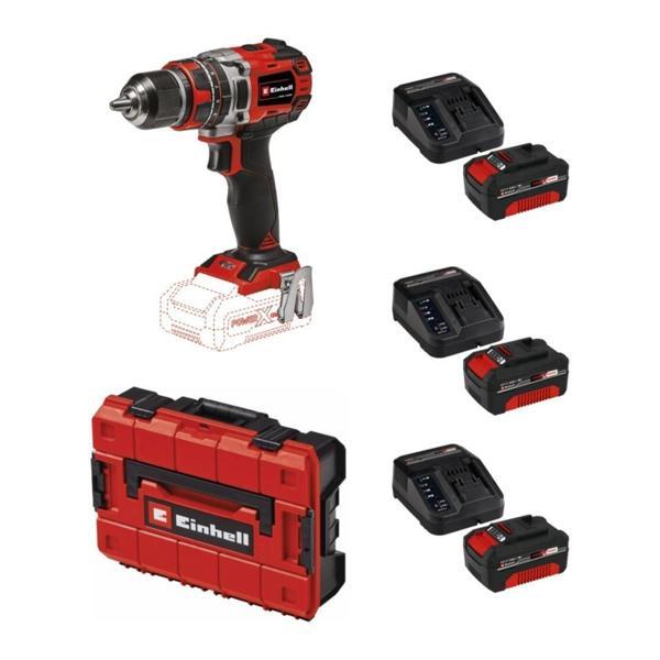 Einhell Tp-Cd 18/50 Li-I Bl Solo Akülü Vidalama + 3 x 4 Ah Starter Kit (Çanta Dahil) - Image 1