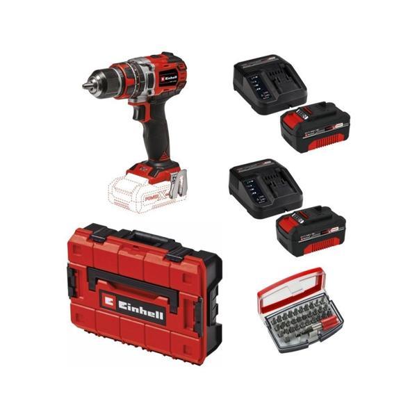 Einhell Tp-Cd 18/50 Li-I Bl Solo Akülü Vidalama Seti + 2 x 4 Ah Starter Kit (Bits Uç ve Çanta Dahil) - Image 1