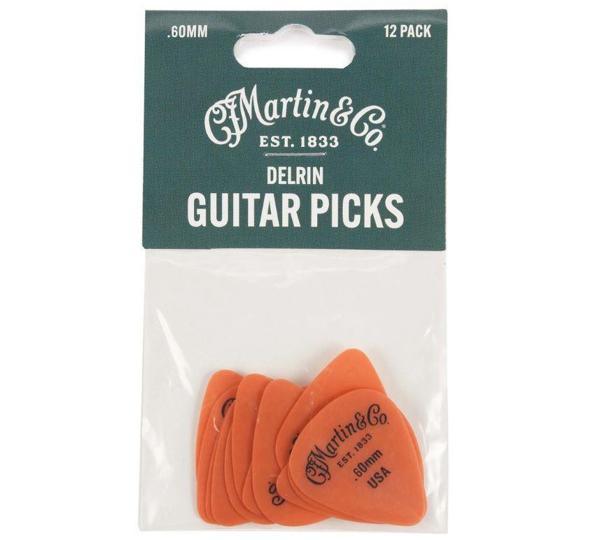 Martin 18A0153 Delrin Pena 0.60 mm Gitar Pena (12 Adet) - Image 1