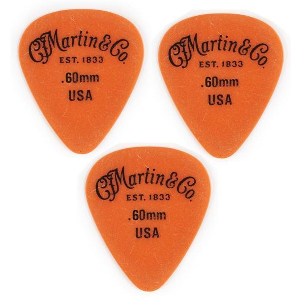 Martin Delrin Pena 0.60 mm Gitar Pena (3 Adet) - Image 1