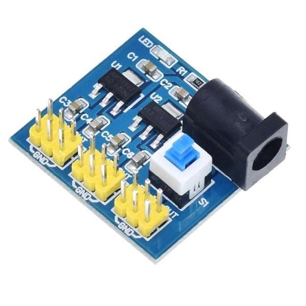 12V Giriş 3.3V - 5V - 12V Çoklu Çıkışlı Regülatör Kartı - Image 1
