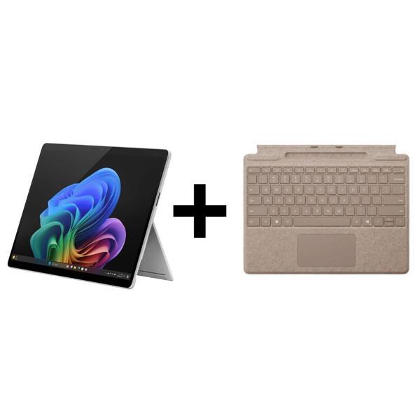 Microsoft Surface Pro Copilot+ PC (11. Sürüm) - 13" Touch- Snapdragon X Plus– 16GB–256GB SSD- 1Yıl Garanti + Klavye - Image 1