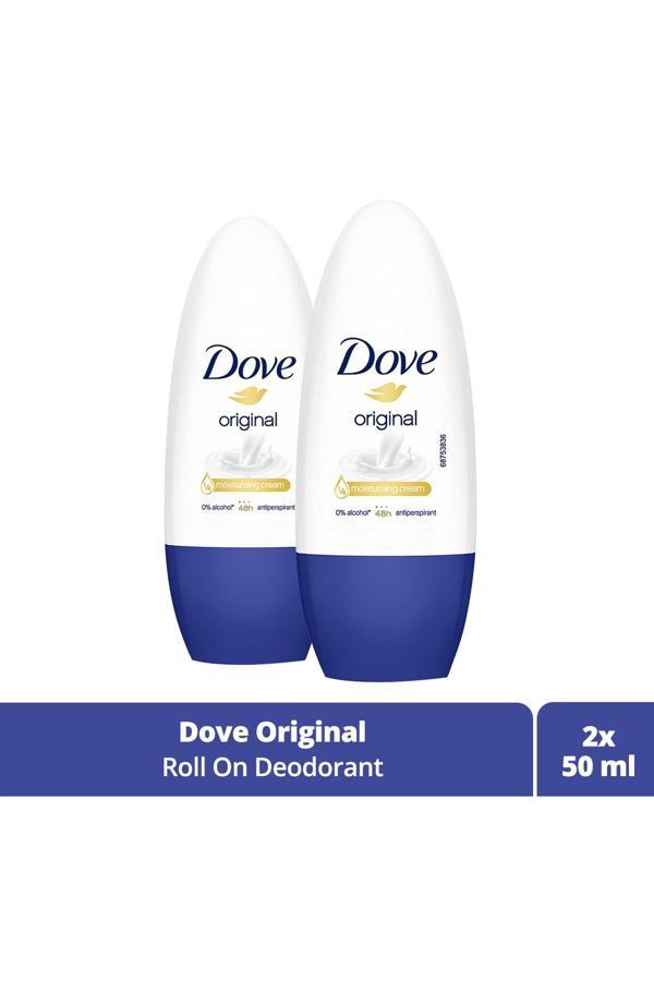 Dove Original Kadın Roll-On 50 ml x 2 - Image 1