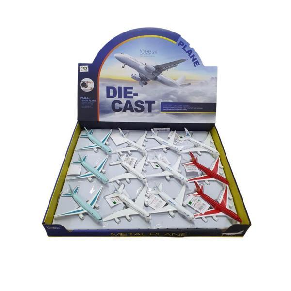 Çek Bırak Işıklı Sesli Yolcu Uçak 15 Cm - 777-2 (Lisinya) - Image 1