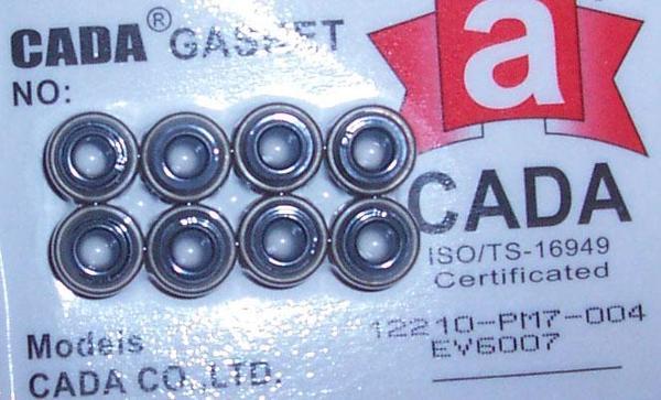 Honda Integra 90/94 Supap Lasti̇ği̇ (Set 8adet) (Cav6007)(b18a/d16a1/b20b) 1.6/1.8cc (Cada)  - Image 1