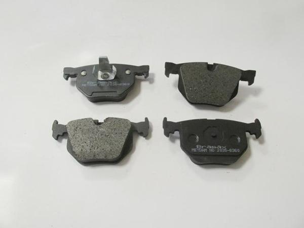 Bmw 7 Seri E65 02/05 Arka Fren Balatası (Kablosuz)(di̇sk) (121,9x58,1x16,3/123x59,3x16,30)(bramax)  - Image 1