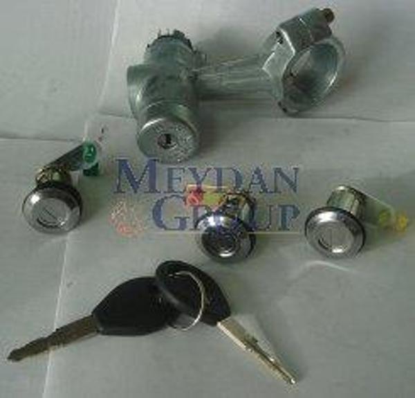 Nissan Micra K11 93/97 Kontak Ki̇li̇t Seti̇ (3lü) (Kontak/kapı/bagaj) (Termi̇kli̇)  - Image 1