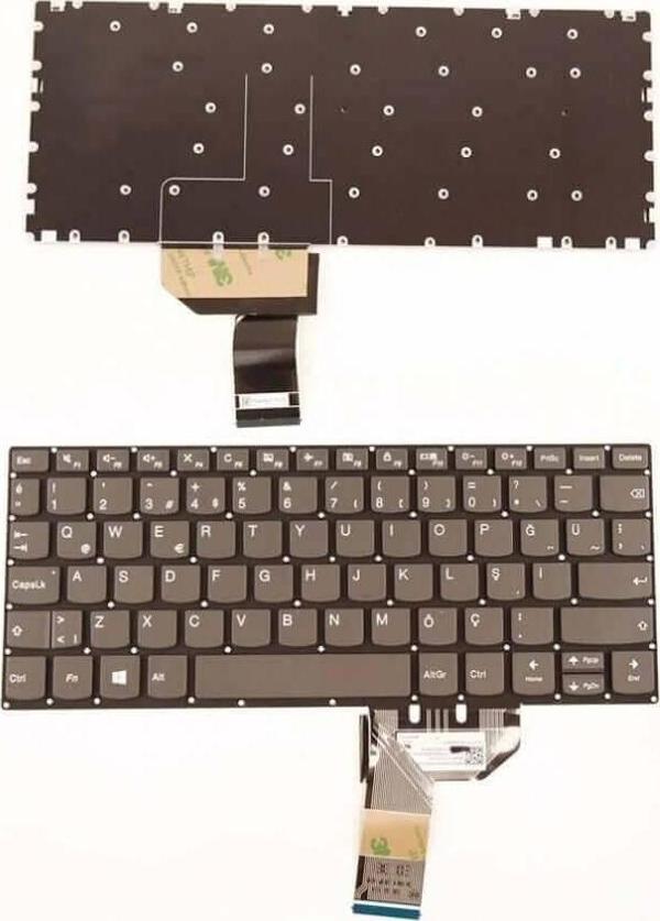 İnfostar Lenovo Ideapad 330-11IGM Notebook Klavye Tuş Takımı-Gri - Image 1