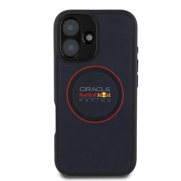 Apple iPhone 16 Kılıf Redbull Orjinal Lisanslı Magsafe Şarj Özellikli Kırmızı Halka ve Logo Kabartma - Image 1