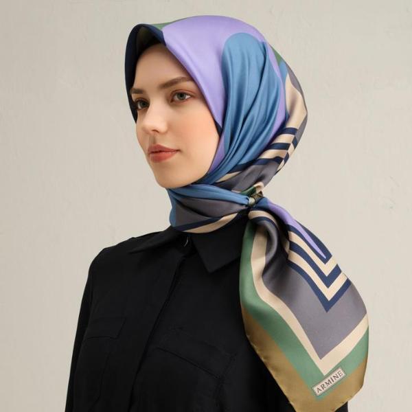 Armine E25YA9313D02 82 Dj Saf İpek Eşarp 9313D (T) - Image 1