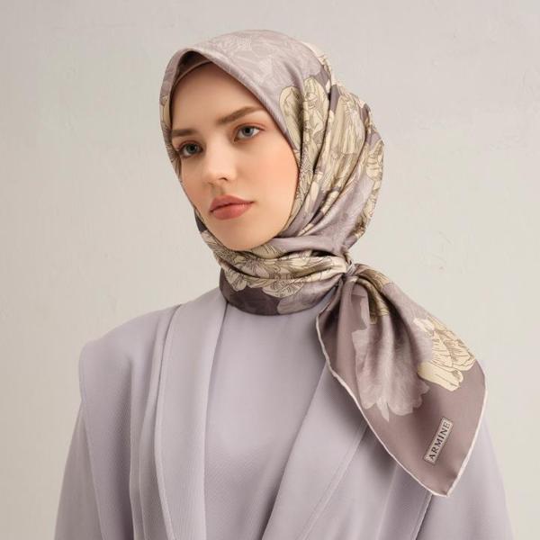 Armine E25YA9330D01 35 Dj Saf İpek Eşarp 9330D (T) - Image 1