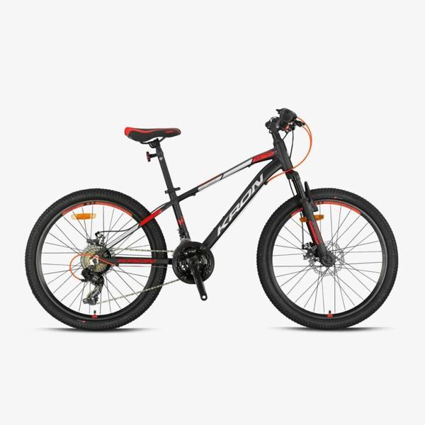 Kron XC 75 24 MD Çocuk Bisikleti 2025 Mat Siyah Gri Mavi - Image 1