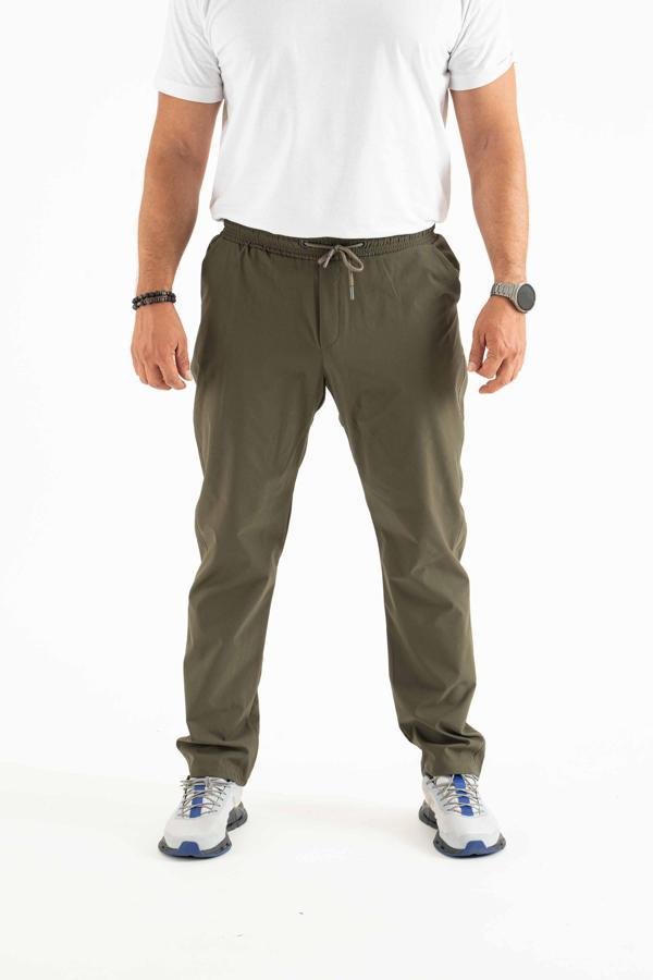 Longberg Erkek Beli Lastikli Bağcıklı Mevsimlik Jogger Spor Pantolon - Image 1