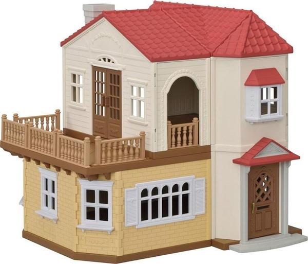 Epoch Sylvanian Families Kırmızı Çatılı Işıklı Şehir Evi - Image 1