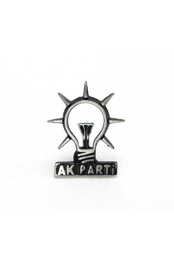 Osmanlı Gümüş Gümüş Akparti Rozeti - Image 1