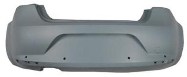 Seat Leon 05/09 Arka Tampon Gri̇ (Astarlı Sensör Deli̇kli̇)çeki̇ Demi̇r Kapaklı (Tyg)  - Image 1