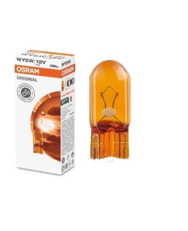 Standart Ampul Stop/si̇nyal/park/gösterge Ampulü 12v/wy5w (2827na) (Duy W2,1x9,5d) (Sarı)  (10 Adet) - Image 1