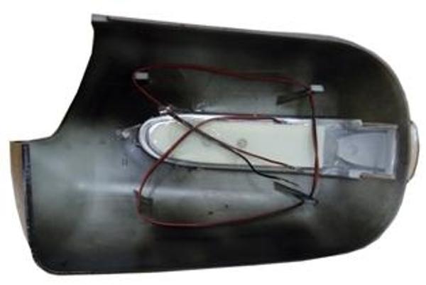 Bmw 5 Seri E39 96/00 Ayna Kapağı Sol Si̇yah Si̇nyalli̇  - Image 1