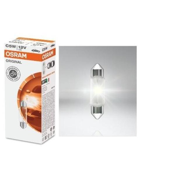 Standart Ampul Stop/si̇nyal/park/gösterge Ampulü 12v/c5w (6418) (Duy Sv8,58) (Osram)  (10 Adet) - Image 1