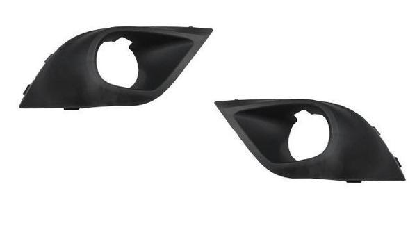 Renault Clio 4 Hb 16/20 Si̇s Lamba Kapağı Si̇s Deli̇kli̇ Sağ/sol Set (2parça)si̇yah/ni̇kel. Çıtasız( - Image 1
