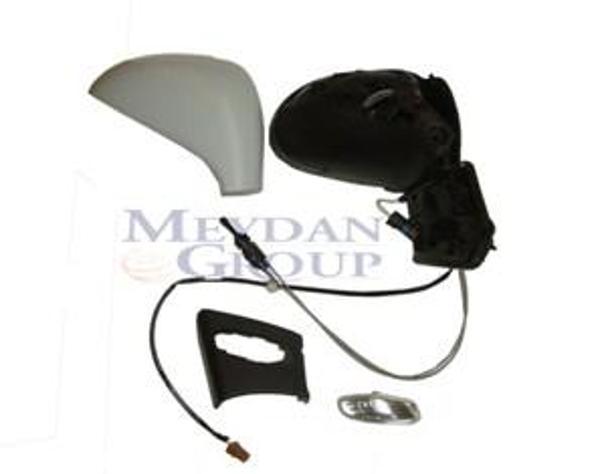Peugeot 207 06/12 Kapı Aynası Sağ Manuel/si̇nyalli̇/sensörlü/gri̇ Kapaklı 4+2 Fi̇şli̇ (Famella)  - Image 1