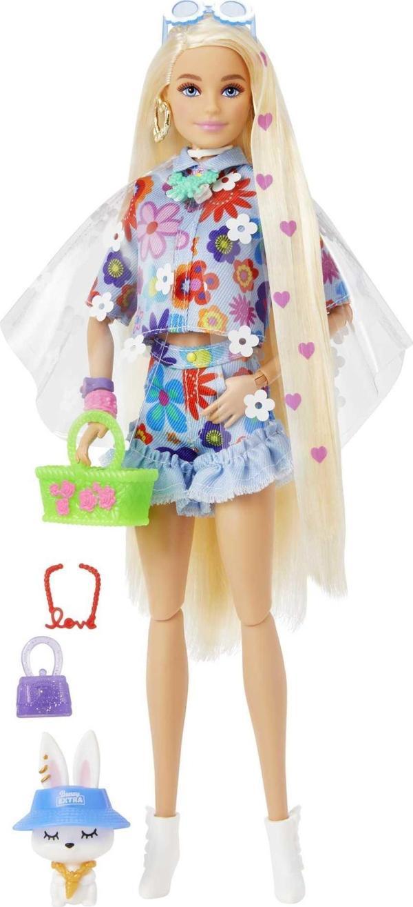 Barbie Extra Mavi Etekli Bebek HDJ45  - Image 1