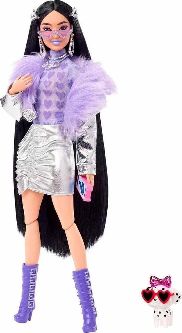 Barbie Extra Mor Botlu Bebek HHN07  - Image 1