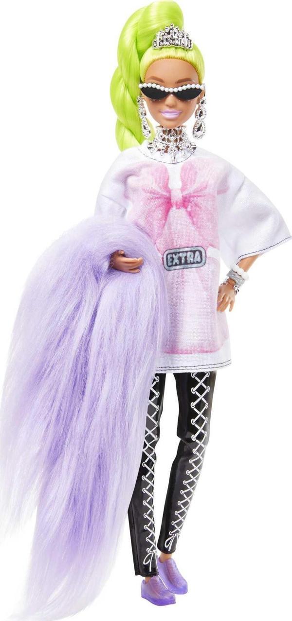 Barbie Extra Neon Saçlı Bebek HDJ44  - Image 1