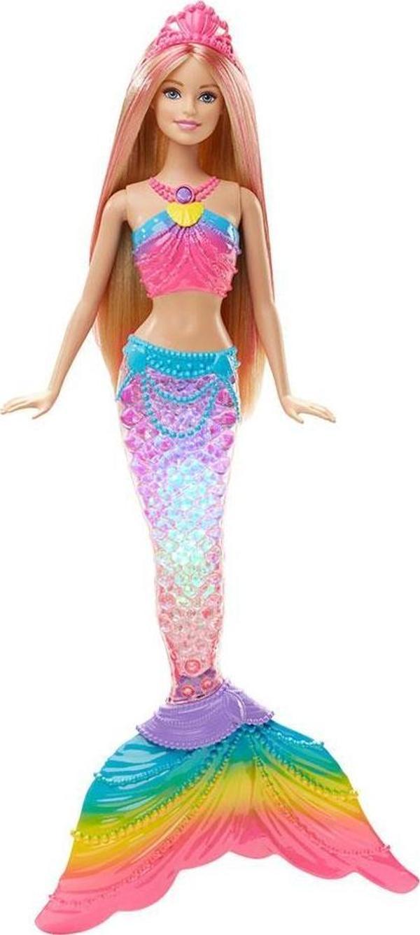 Barbie Gökkuşağı Işıklı Denizkızı DHC40  - Image 1