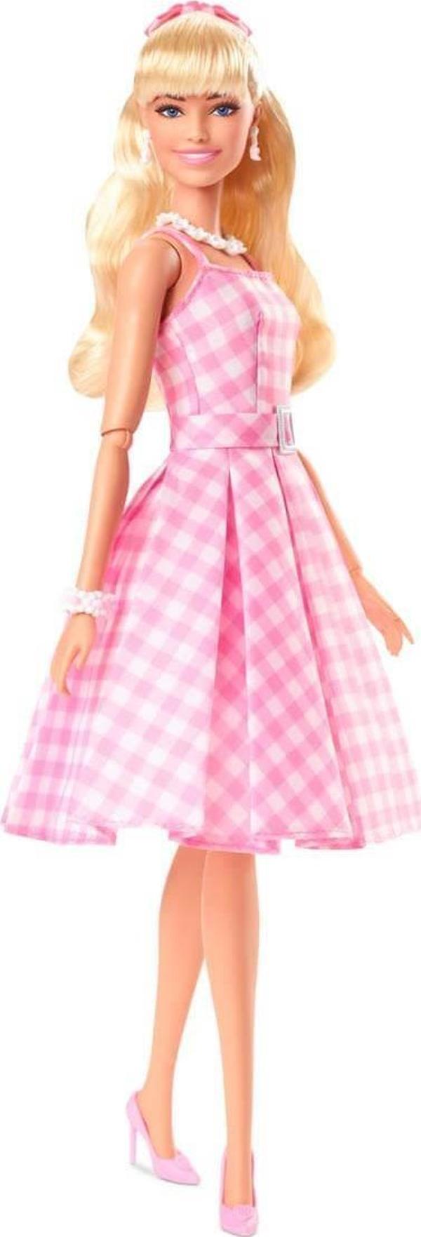 Barbie Movie Barbie Pembe Elbiseli Bebek HPJ96  - Image 1