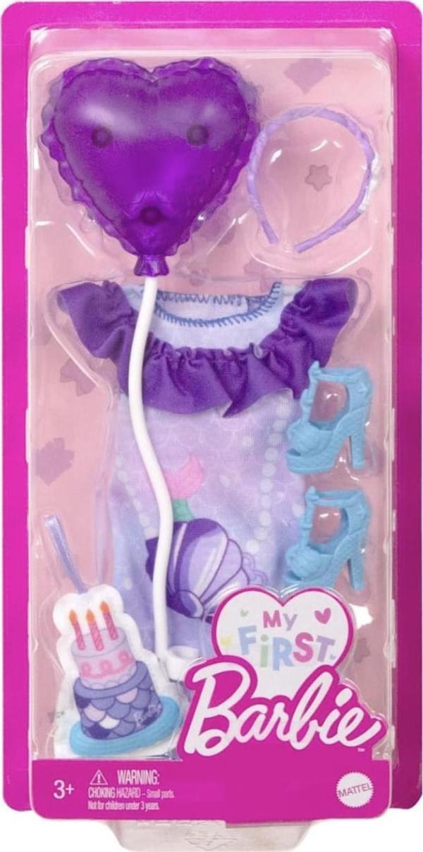 Barbie My First İlk Barbie Bebeğim Kıyafet Koleksiyonu HMM55-HMM58 - Image 1