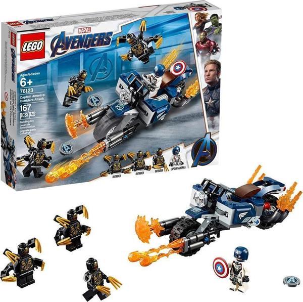 LEGO Super Heroes Captain America: Outrider 76123  - Image 1