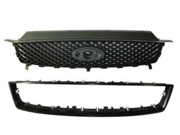 Ford Focus C Max 04/06 Ön Panjur Koyu Gri̇ Si̇yah Çıtalı (Tyg)  - Image 1