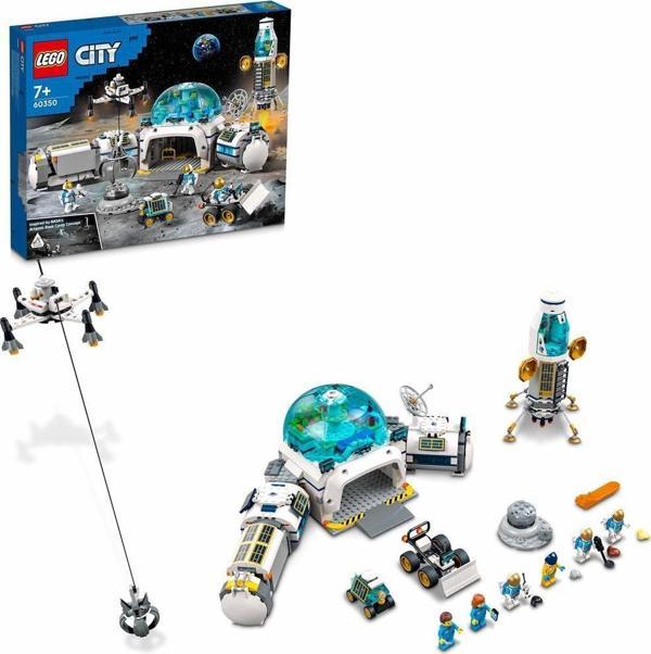 LEGO® City Ay Araştırma Üssü 60350 - Çocuklar İçin Yaratıcı Oyuncak Yapım Seti (786 Parça) - Image 1
