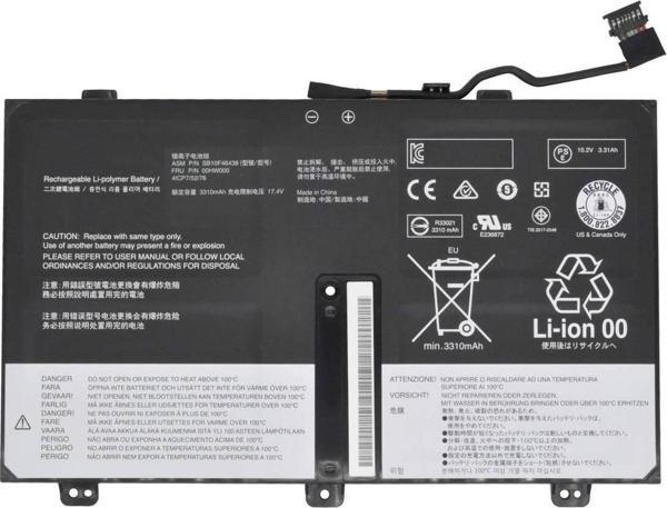İnfostar Lenovo 00HW001 Notebook Bataryası Pili - Image 1