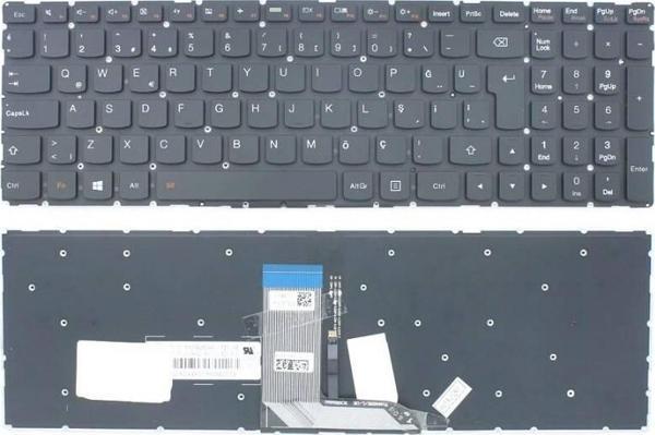 İnfostar Lenovo IdeaPad S540-15IWL Uyumlu Notebook Klavyesi - Siyah - TR - Backlit - Image 1